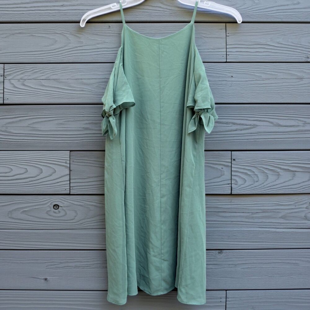 Soprano Dress Size M Womens Mint Green Stretch Knit Casual Comfort Flattering